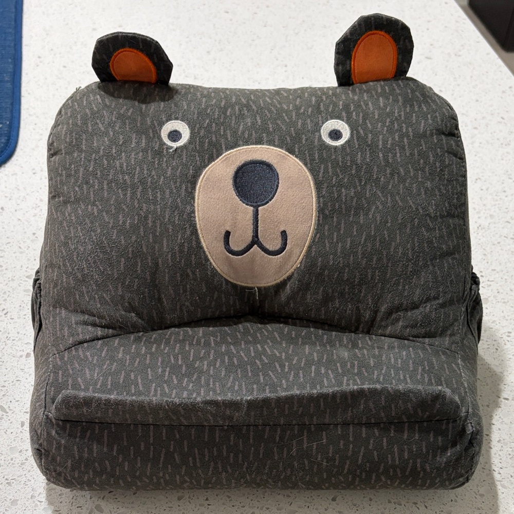 Pillowfort Bear Tablet and book buddy pillow